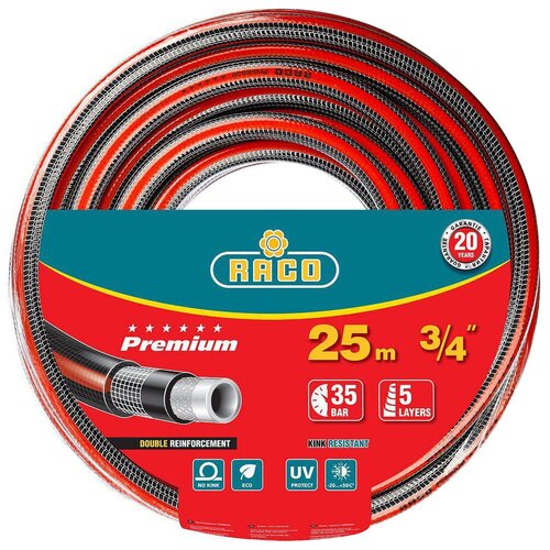 Шланг RACO Premium  5-ти слойный, 3/4 (19 мм), 25