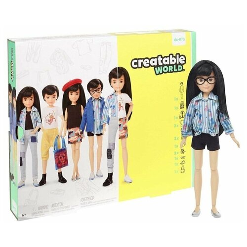 Кукла Mattel Creatable World Deluxe Character Kit Customizab