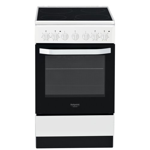 Электрическая плита Hotpoint HS5V5PMW,