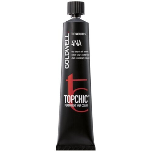 Goldwell Topchic стойкая крем-краска для волос, 4NА натурально-пепельный, 60