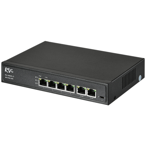 POE Коммутатор RVi-1NS04F-2T на 4 портa + 2 uplink