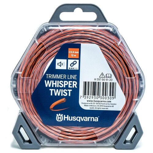 Леска Husqvarna Whisper Twist 2.4 мм 12 м 1 шт. 2.4