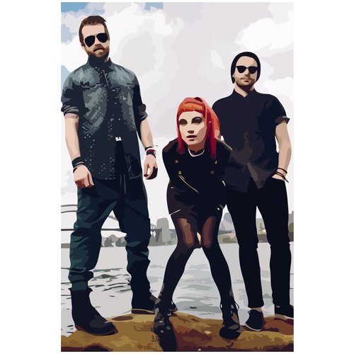 Картина по номерам на холсте Paramore - 281 40X60