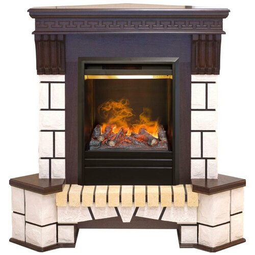 Камины и печи Электрокамин RealFlame Stone new Corner (угловой) AO с Olymp
