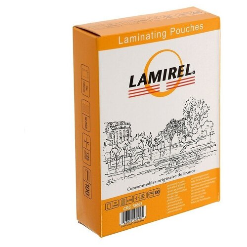 Пленка для ламинирования 100шт Lamirel 75x105мм, 125мкм Lami