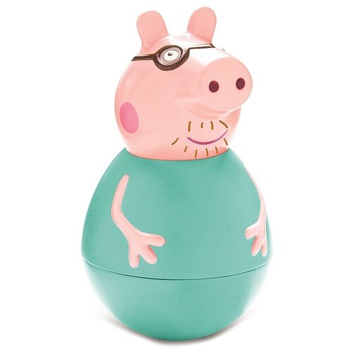 Фигурка неваляшка Peppa Pig Папа Пеппы 28798