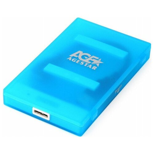   Беру Корпус для HDD/SSD AGESTAR 3UBCP1-6G синий