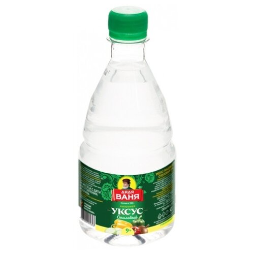 Дядя Ваня Уксус столовый 9% , пласт/бут 1 л