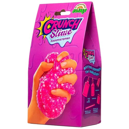  SLIME Лаборатория Crunch Slime, 1 эксперимент,