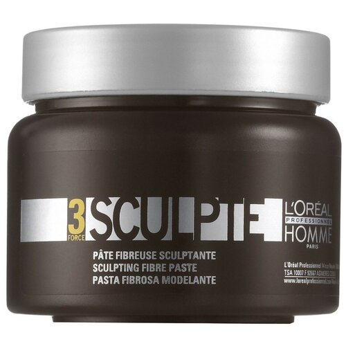 Воск и паста  Беру L'Oreal Professionnel Моделирующая паста Homme Sculpte, средняя фиксация, 150 мл