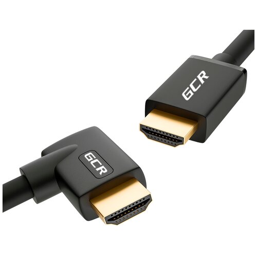 Кабель GCR HDMI - HDMI (правый угол) (GCR-HMAC5), черный ней