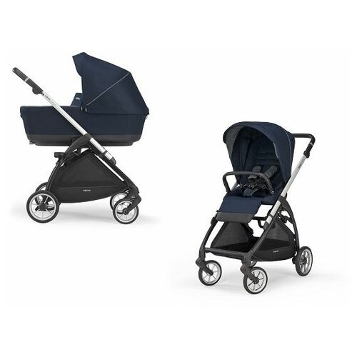 Коляска 2 в 1 Inglesina Electa System Duo на шасси Silver bl