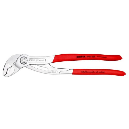 Клещи переставные KNIPEX 8703300 Cobra®, хромированные, 300 