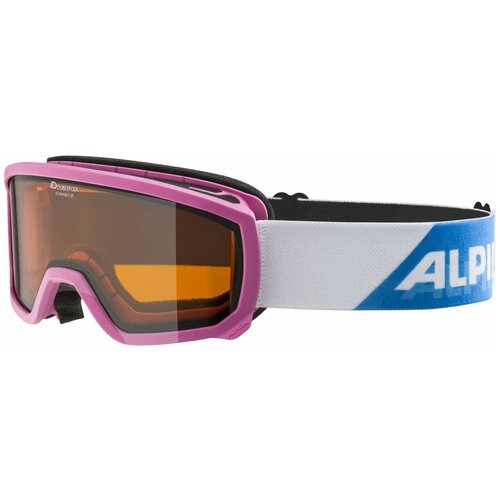 Очки горнолыжные Alpina 2021-22 Scarabeo Jr. DH White/Cassis