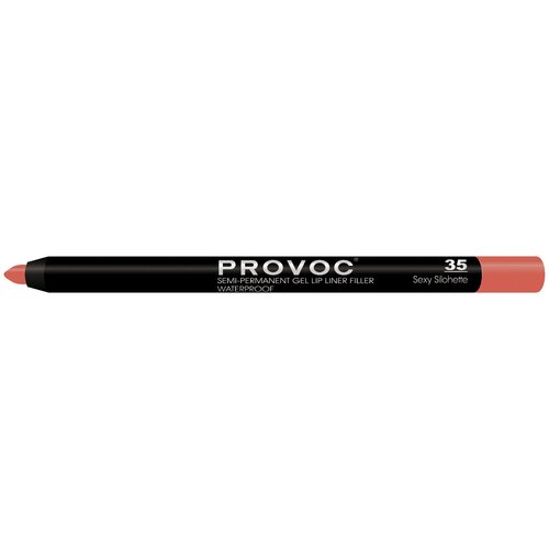 Provoc гелевая подводка в карандаше для губ Semi-Permanent Gel Lip Liner, 35 sexy