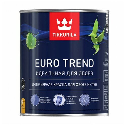 Краска акриловая Tikkurila Euro Trend для детской моющаяся матовая белый