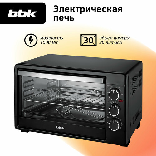 Мини-печь BBK OE3070M, черный