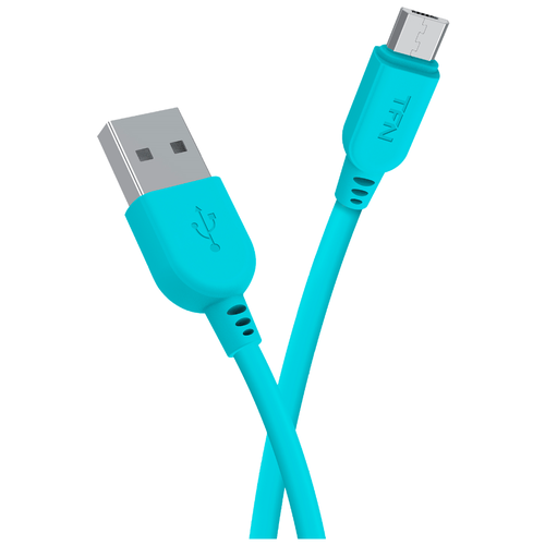 Кабель TFN USB - Micro USB 2A 1m. PVC Blue (CMIC1MPVCBL)