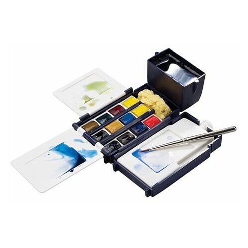 Краски Набор акварели Winsor&Newton Professional 12 мал кювет + а