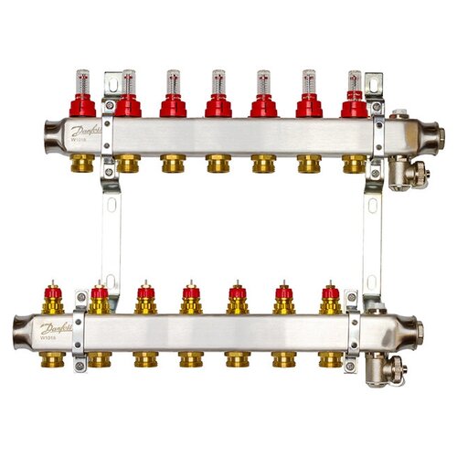 Комплект коллекторов SSM-7F с расходомерами и кронштейнами, 