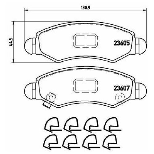 P79015_=702 21 !Колодки Дисковые П Suzuki Wagon R+/Ignis, Su