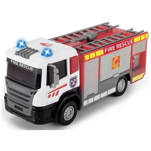 Пожарная машина Dickie Scania, die-cast, 17 см, свет, звук, 