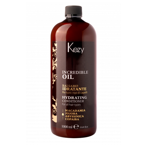 KEZY Incredible Oil Кондиционер для всех типов волос увлажняющий, 1000