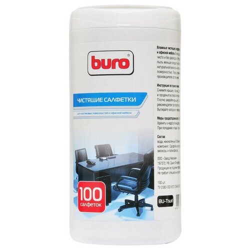 Buro BU-Tsurl влажные салфетки 100 шт. для