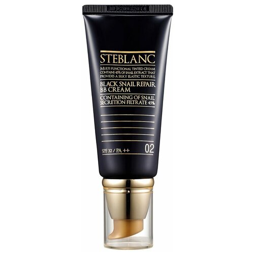 BB, CC и DD кремы  Беру Steblanc ВВ крем Black Snail Repair, SPF 32, 50 мл, оттенок: 02 бежевый