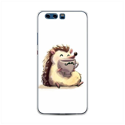 Силиконовый чехол Кофейные зерна арт на Huawei P10 Plus / 
