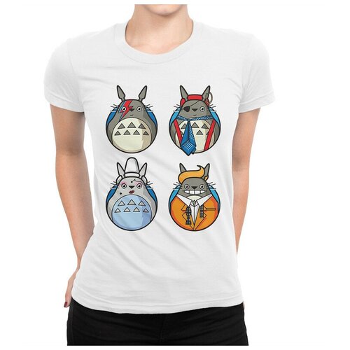 Футболка Dream Shirts Тоторо - Дэвид Боуи Женская XL Белая