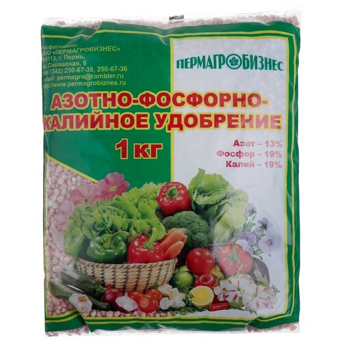 Удобрение минеральное Азотно-фосфорно-калийное, 1 кг 1446406