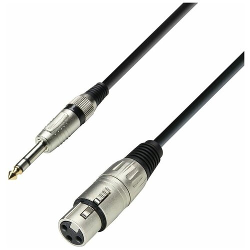 ADAM HALL K3 BFV 0300 микрофонный кабель XLR(F)-6,3 Jack stereo,