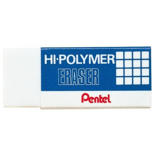 Pentel Ластик Hi-Polymer ZEH-03 белый 1 шт.