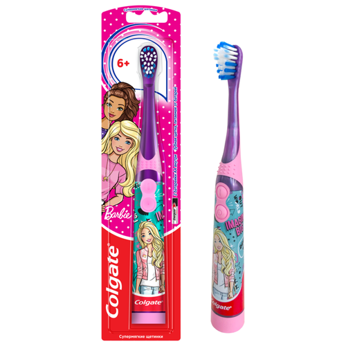 Электрическая зубная щетка Colgate Barbie (с 6 лет)