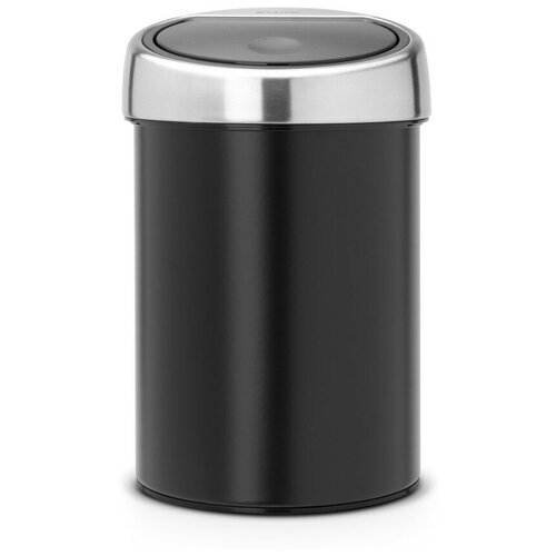 Ведро для мусора Brabantia Touch Bin (черный матовый), 3