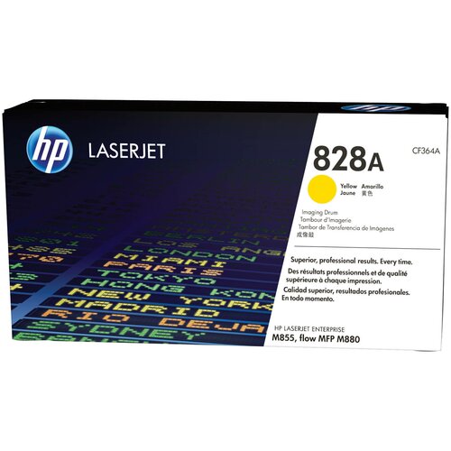 Картридж лазерный Hewlett Packard (HP) 828A CF364A, желтый,