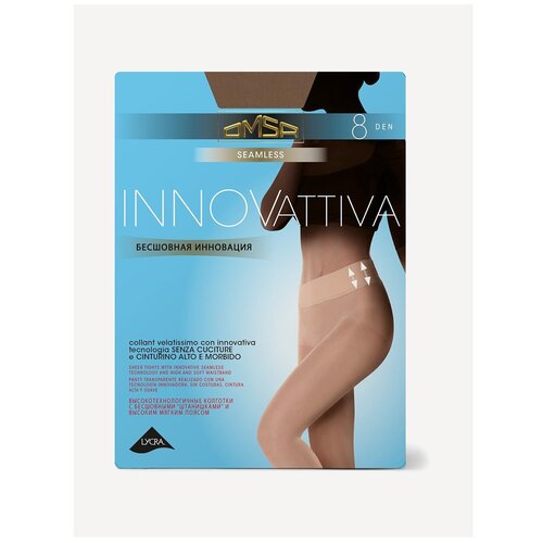 Колготки Omsa Innovattiva, 8 den, размер 3/M, sierra