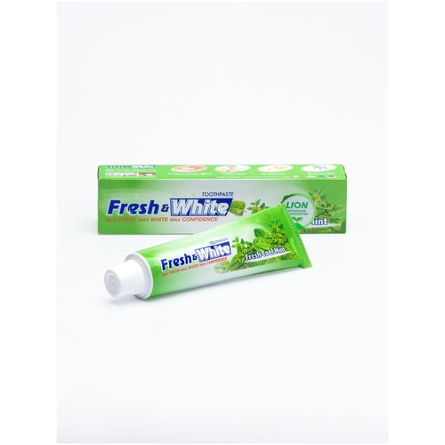 Зубная паста LION Fresh & White Суперпрохладная мята, 160