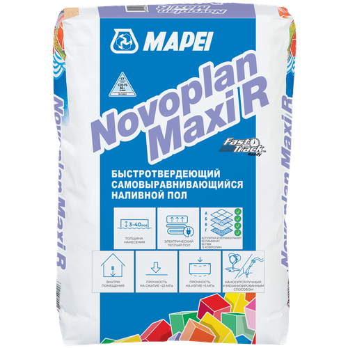 Стяжки и наливные полы Наливной пол Novoplan Maxi R (Mapei) .23 кг