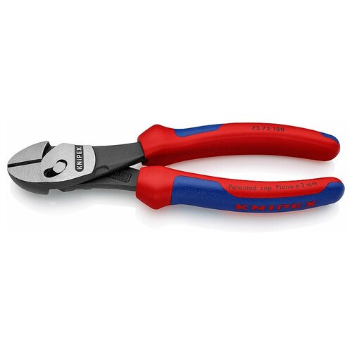 Кусачки боковые высокой мощности TwinForce® KNIPEX 73 72 180