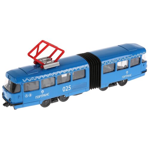 Трамвай ТЕХНОПАРК SB-18-01-BL-WB NO IC, 19 см,