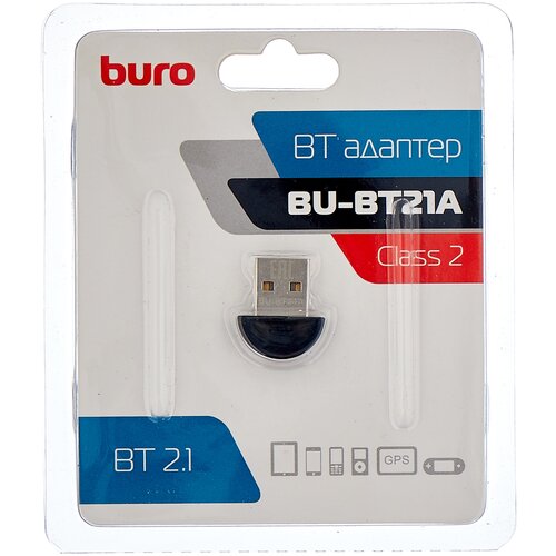 Сетевые адаптеры Bluetooth адаптер Buro BU-BT21A,