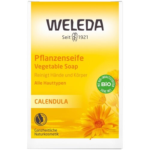 Weleda Растительное детское мыло с календулой, 250 мл, 100