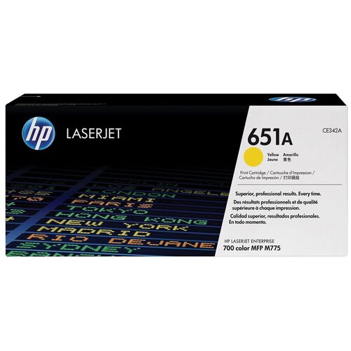 Картридж лазерный HP (CE342A) LaserJet Enterprise 700 M775dn/ f/z, желтый,