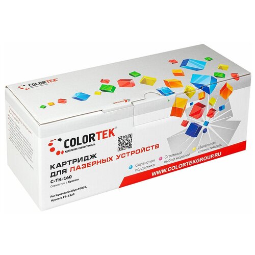 Картридж лазерный Colortek CT-TK-160 для принтеров Kyocera C