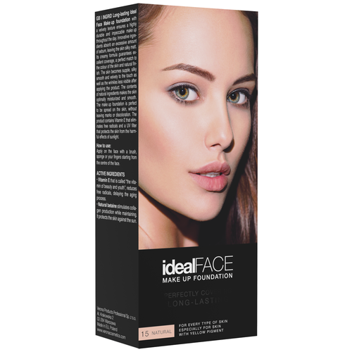 Ingrid Cosmetics Тональный крем Ideal Face, оттенок: 17 warm