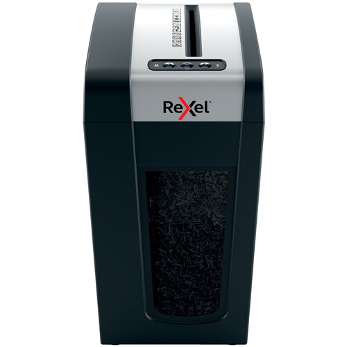 Шредер Rexel Secure MC6-SL черный (секр.P-5)/перекрестный/6л