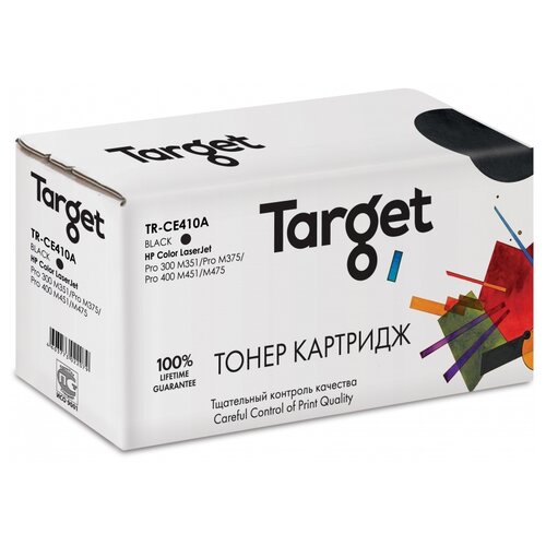 Тонер-картридж Target CE410A, черный, для лазерного принтера