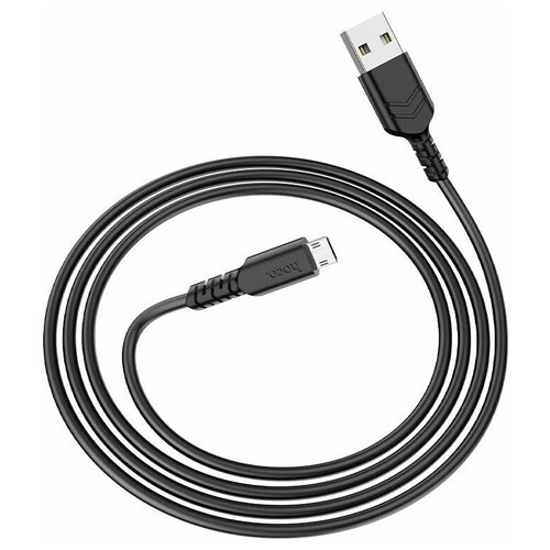 Кабель USB-Micro USB HOCO X62 Fortune 2.4A 1.0м черный